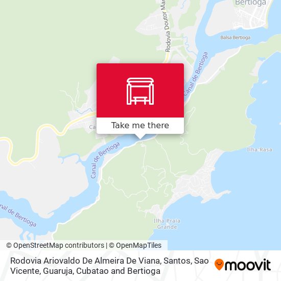 Rodovia Ariovaldo De Almeira De  Viana map