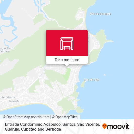 Entrada Condomínio Acapulco map