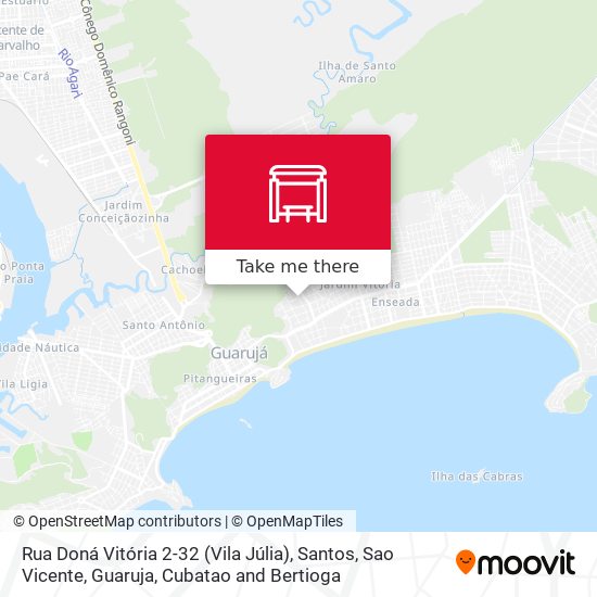 Mapa Rua Doná Vitória 2-32 (Vila Júlia)