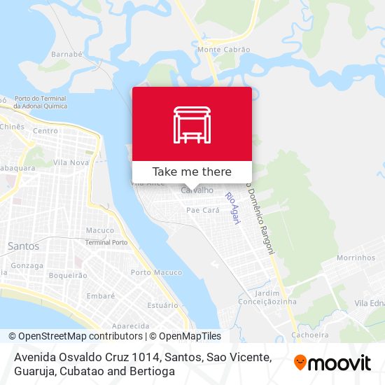 Mapa Avenida Osvaldo Cruz 1014