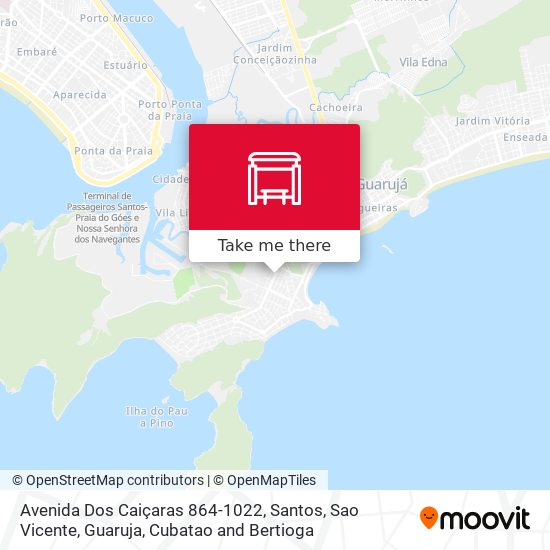 Avenida Dos Caiçaras 864-1022 map