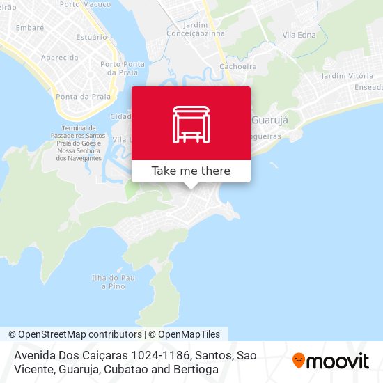 Avenida Dos Caiçaras 1024-1186 map