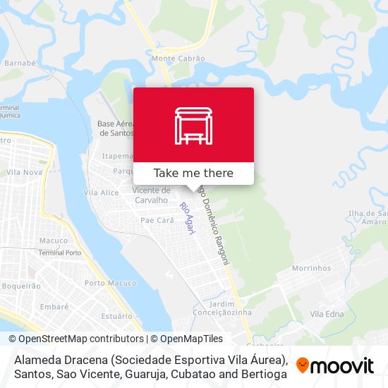 Alameda Dracena (Sociedade Esportiva Vila Áurea) map