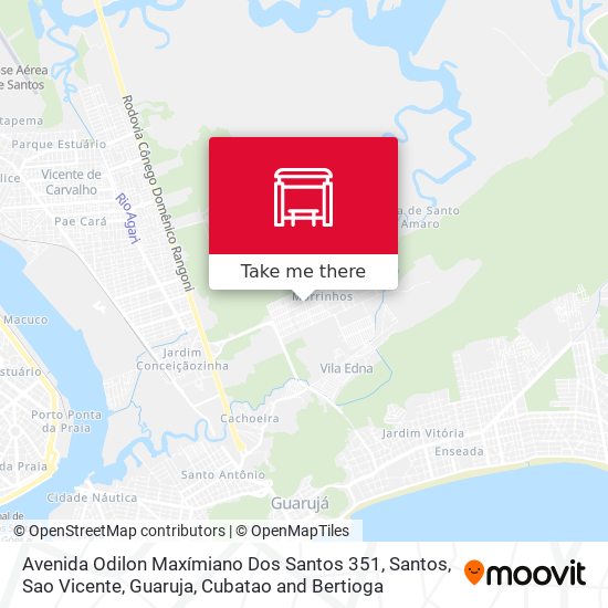 Avenida Odilon Maxímiano Dos Santos 351 map