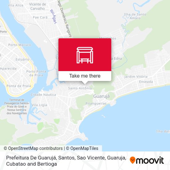 Prefeitura De Guarujá map