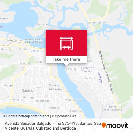 Avenida Senador Salgado Filho 375-413 map