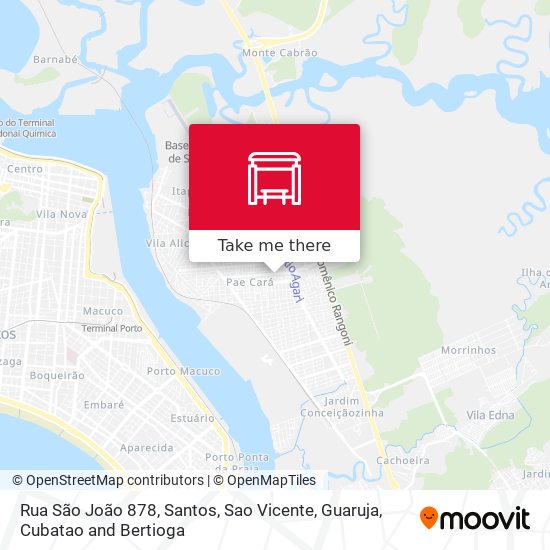 Rua São João 878 map