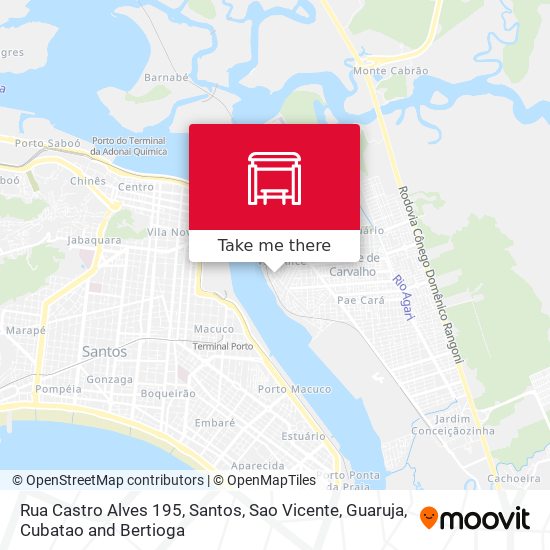 Mapa Rua Castro Alves 195