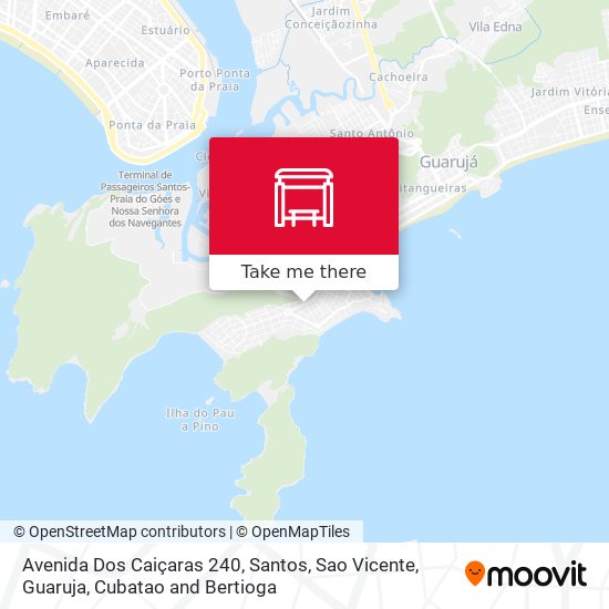 Avenida Dos Caiçaras 240 map
