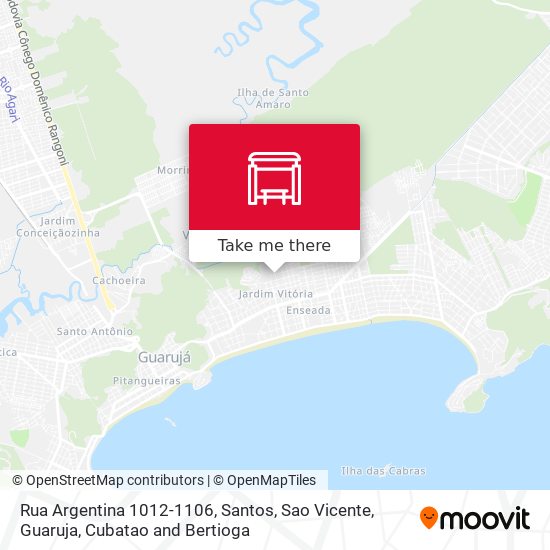 Rua Argentina 1012-1106 map