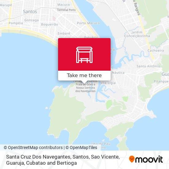 Santa Cruz Dos Navegantes map