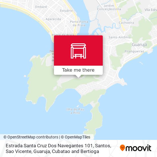 Estrada Santa Cruz Dos Navegantes 101 map