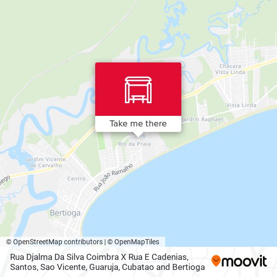 Rua Djalma Da Silva Coimbra X Rua E Cadenias map