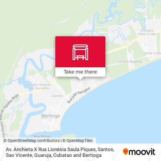 Av. Anchieta X Rua Lionésia Saula Piques map