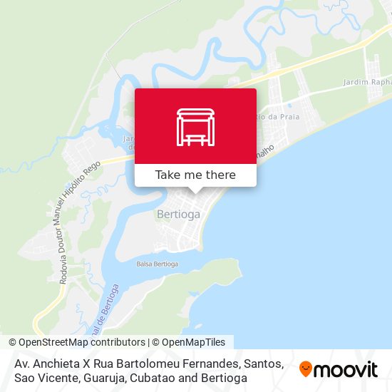 Av. Anchieta X Rua Bartolomeu Fernandes map