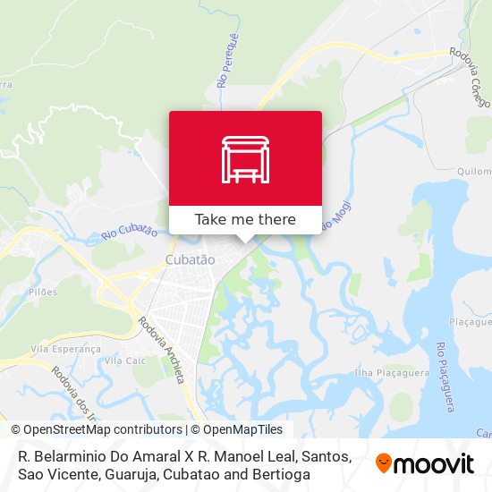 R. Belarminio Do Amaral X R. Manoel Leal map