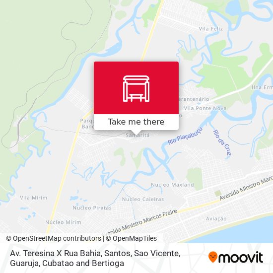 Av. Teresina X Rua Bahia map