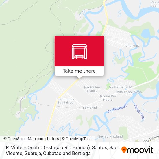 R. Vinte E Quatro (Estação Rio Branco) map