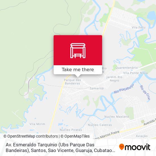 Av. Esmeraldo Tarquínio (Ubs Parque Das Bandeiras) map