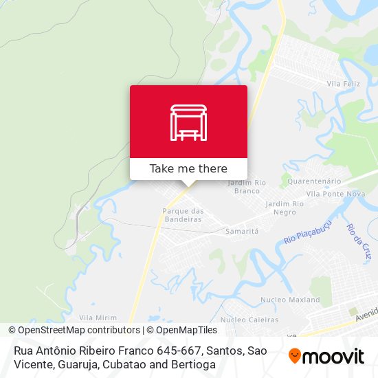 Rua Antônio Ribeiro Franco 645-667 map