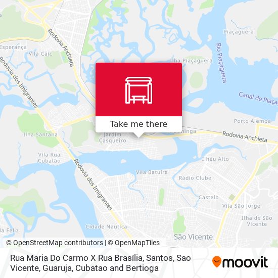 Rua Maria Do Carmo X Rua Brasília map