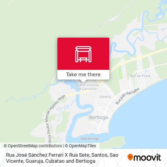Rua José Sánchez Ferrari X Rua Sete map