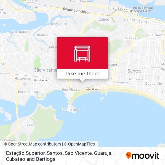Estação Superior map