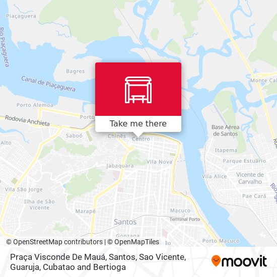 Mapa Praça Visconde De Mauá