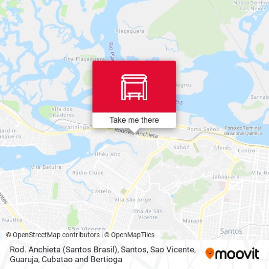 Rod. Anchieta (Santos Brasil) map