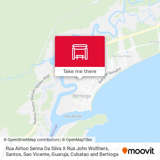 Mapa Rua Airton Senna Da Silva X Rua John Wolthers