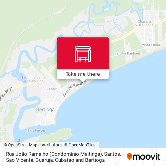 Rua João Ramalho (Condomínio Maitinga) map
