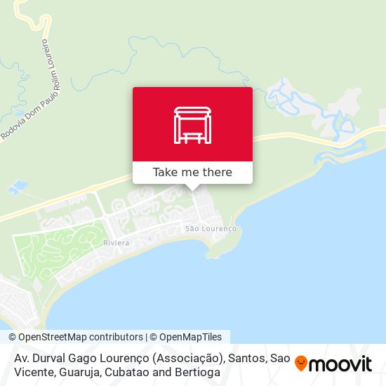 Av. Durval Gago Lourenço (Associação) map