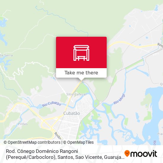 Rod. Cônego Domênico Rangoni (Perequê / Carbocloro) map