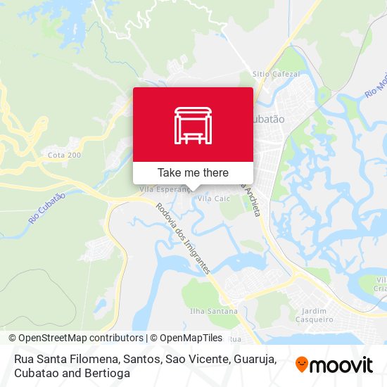 Rua Santa Filomena map