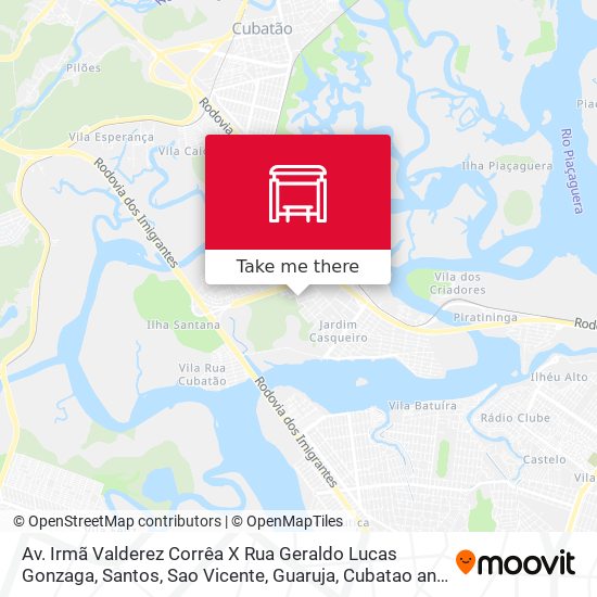 Mapa Av. Irmã Valderez Corrêa X Rua Geraldo Lucas Gonzaga