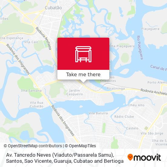 Av. Tancredo Neves (Viaduto / Passarela Samu) map