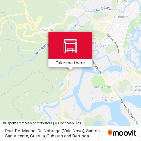 Rod. Pe. Manoel Da Nóbrega (Vale Novo) map