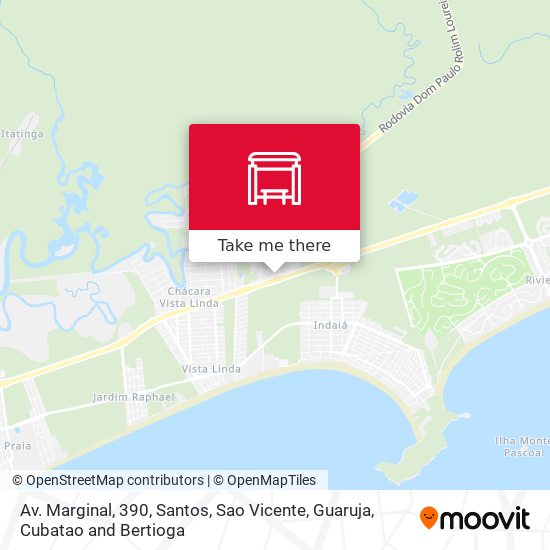 Av. Marginal, 390 map