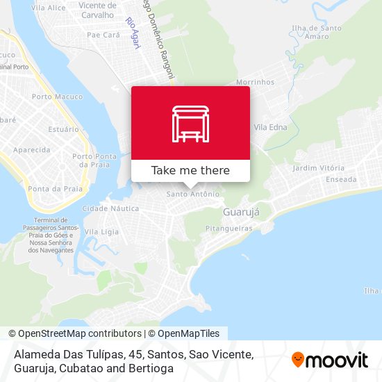 Mapa Alameda Das Tulípas, 45