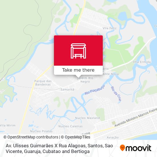 Av. Ulisses Guimarães X Rua Alagoas map