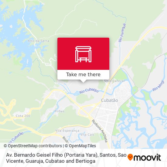 Mapa Av. Bernardo Geisel Filho (Portaria Yara)