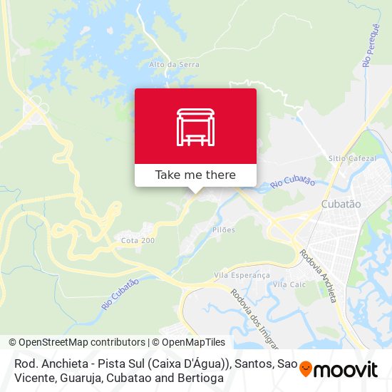 Rod. Anchieta - Pista Sul (Caixa D'Água)) map