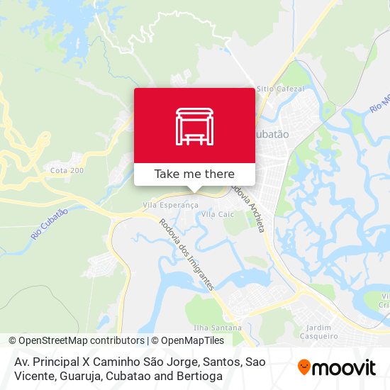 Av. Principal X Caminho São Jorge map