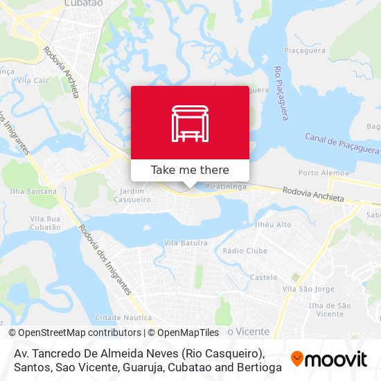 Av. Tancredo De Almeida Neves (Rio Casqueiro) map