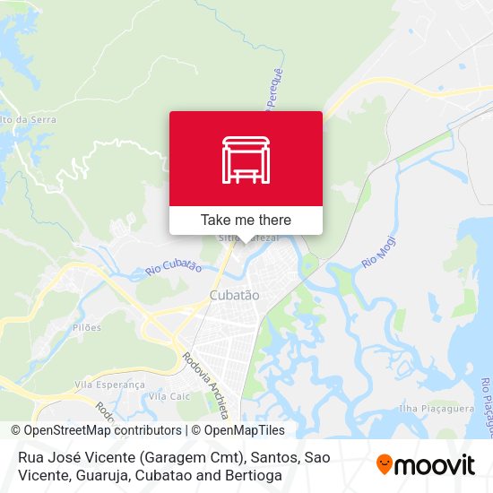 Rua José Vicente (Garagem Cmt) map