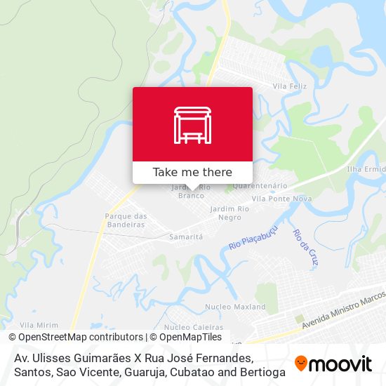 Av. Ulisses Guimarães X Rua José Fernandes map