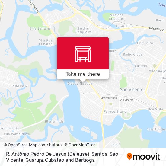 R. Antônio Pedro De Jesus (Deleuse) map