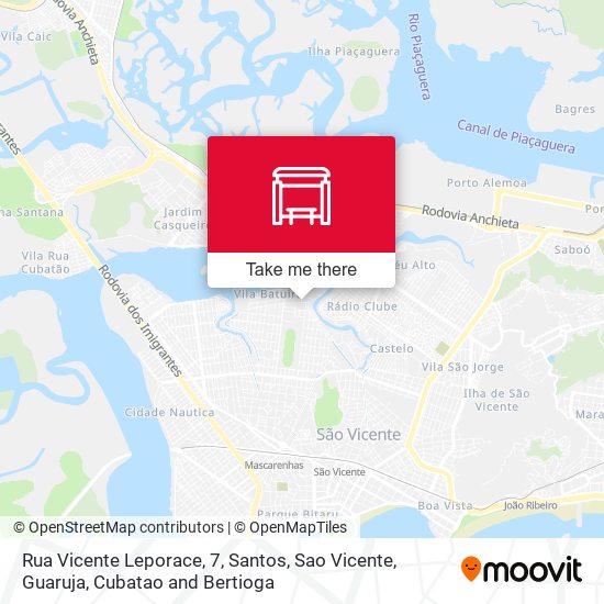 Rua Vicente Leporace, 7 map