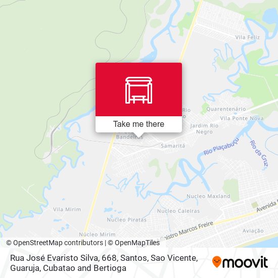 Rua José Evaristo Silva, 668 map