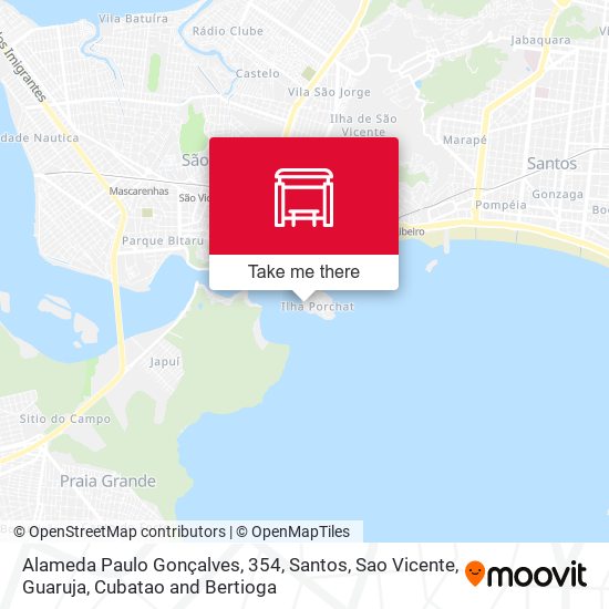 Alameda Paulo Gonçalves, 354 map